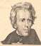 Portrait of U.S. president Andrew Jackson