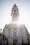 Portrait View of the Front Side of the Lambeth Town Hall Overshadowing the Sun