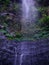 Portrait view of Kali Pancur waterfall in Semarang