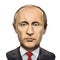 Portrait of Vladimir Putin, President of the Russian Federation