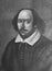 Portrait of William Shakespeare, an English poet, playwright, and actor, widely regarded as the greatest writer in the English