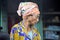 Portrait of a woman Hindu, village Toyopakeh, Nusa Penida June 17. 2015 Indonesia