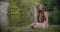 Portrait Of Woman Meditating Mental Health Yoga Fitness Concept