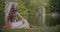 Portrait Of Woman Meditating Mental Health Yoga Fitness Concept