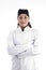 Portrait of young beautiful chef