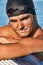 Portrait of young Competitive Swimmer