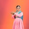 Portrait of a Young Kathak Classical Indian dancer