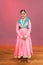 Portrait of a Young Kathak Classical Indian dancer