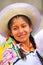 Portrait of a young woman performing during Festival of the Virgin de la Candelaria in Lima, Peru.