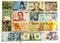 Portraits on the banknotes