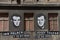 Portraits and dates of birth and death of Jan Palach and Josef Toufar on Legerova street in Prague, Czech Republic