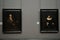 Portraits of Jacob Trip and his Wife Margaretha de Geer by Rembrandt at the National Gallery in London UK