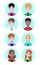 Portraits of various people tech support.