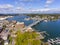 Portsmouth aerial view, New Hampshire, USA