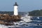 Portsmouth NH Lighthouse Guiding Fishing Boats