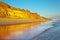 Portugal. Algarve. Beautiful seascape of FalÃ©sia beach near Villamora