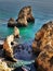 Portugal Algarve Lagos, Cliffs Beaches Caves