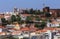 Portugal, Algarve Region, panoramic view of the historical town of Silves