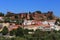 Portugal, Algarve Region, panoramic view of the historical town of Silves