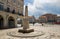 Portugal Aveiro in summer, Aveiro town square, the main square