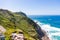 Portugal. Cabo da Roca and the lighthouse over Atlantic Ocean