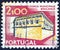 PORTUGAL - CIRCA 1974: A stamp printed in Portugal shows Domus Municipalis, Braganca,circa 1974.