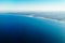 Portugal Coastline Aerial From North Atlantic Ocean