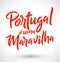 Portugal e uma Maravilha, Portugal is a Wonder Portuguese text