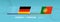 Portugal - Germany football match illustration in group F