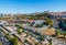 Portugal, Lisbon, October 09, 2018: Panoramic view on Lisbon. Travel Portugal. Roads and bridges in big european city