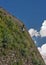 Portugal, Monsaraz . Medieval castle wall of rough stone