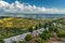 Portugal, Monsaraz . View from the fortress walls to Spain.