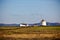 Portugal Rural Landscape with Old Windmill