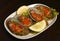 Portugal. Succulent fresh mussels with salsa.