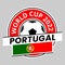 Portugal Team Badge for Qatar World Cup 2022