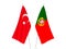 Portugal and Turkey flags