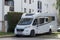 Portugal, Vilamoura, 01 02 2023: motorhome-camper, motorhome on wheels, car for camping, mobile home on wheels,