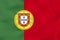 Portugal waving flag. Portugal national flag background texture