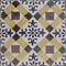 Portuguese azulejo seamless pattern tile