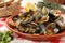 Portuguese clams traditional dish
