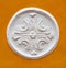 Portuguese Macau Art Nouveau Architecture Ancient Macao Floral Pattern Ceiling Emblem Mural Exterior Flower Carvings Sculpture