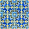 Portuguese Pattern Tiles, Handmade Glazed Colorful Tile, Backgrounds, Portugal Colorful Street Art, Travel Europe