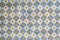 Portuguese tiles . Seamless patchwork tile with Victorian motives. Majolica pottery tile, blue and white azulejo, original