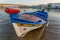 Portuguese traditional boat in Tavira.