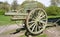 Portuguese vintage artillery gun on display in Lisbon, Portugal