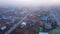 Porvenir city aerial view, Chile