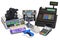 POS Equipment. Cash register, receipt printer, barcode reader, POS-terminal, money counting machine, price label gun, tag gun and