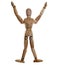 Posed Wooden Mannequin