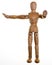 Posed Wooden Mannequin