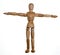 Posed Wooden Mannequin